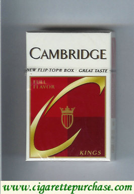 Cambridge Full Flavor cigarettes kings